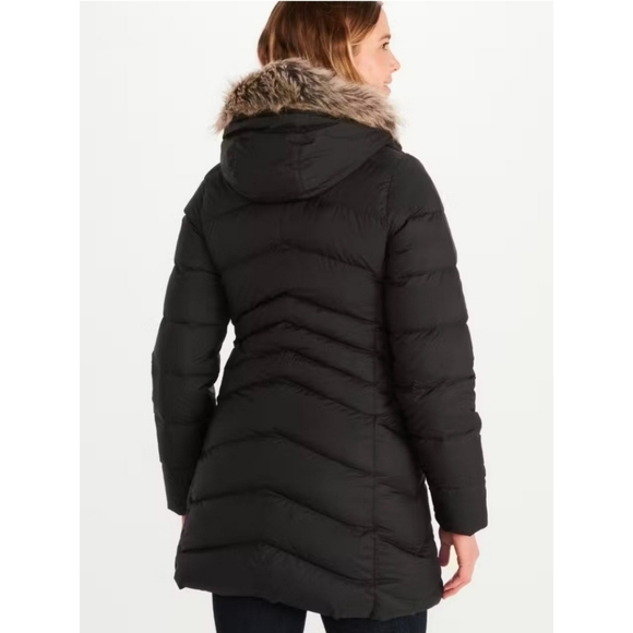 Marmot Women's Black Montreal Down Jacket Size Small - Picture 3 of 8